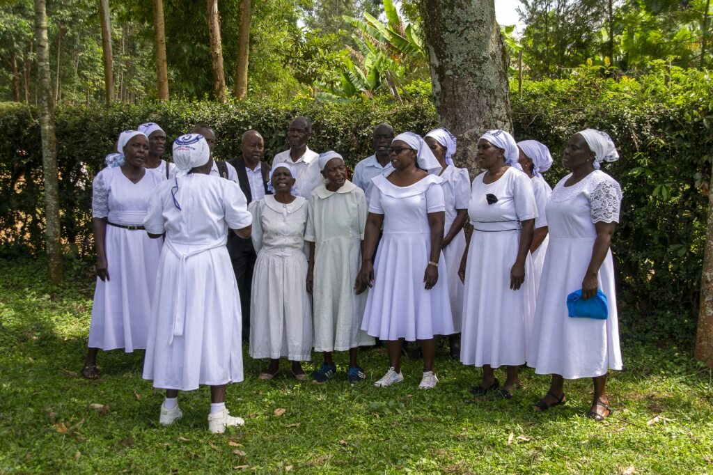 Women's Group in White Uniforms